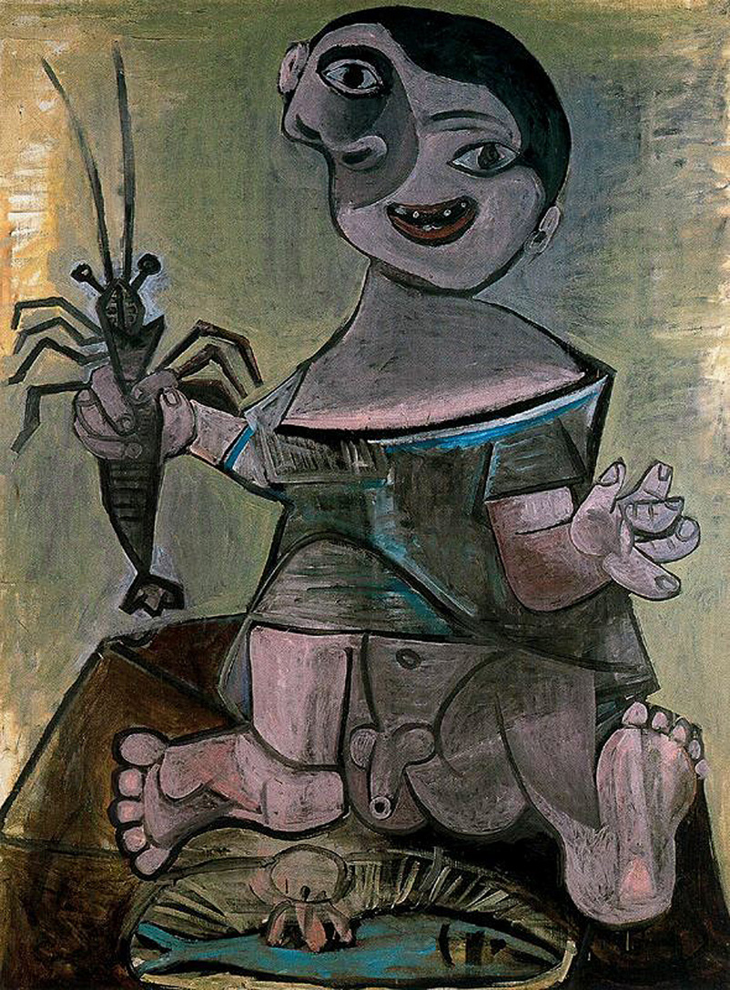 Picasso Boy with a langosta 1941